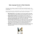 Body Language Secrets to Silent Seduction.doc